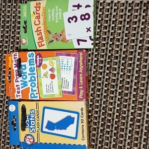 Learning Flashcards 3 packs